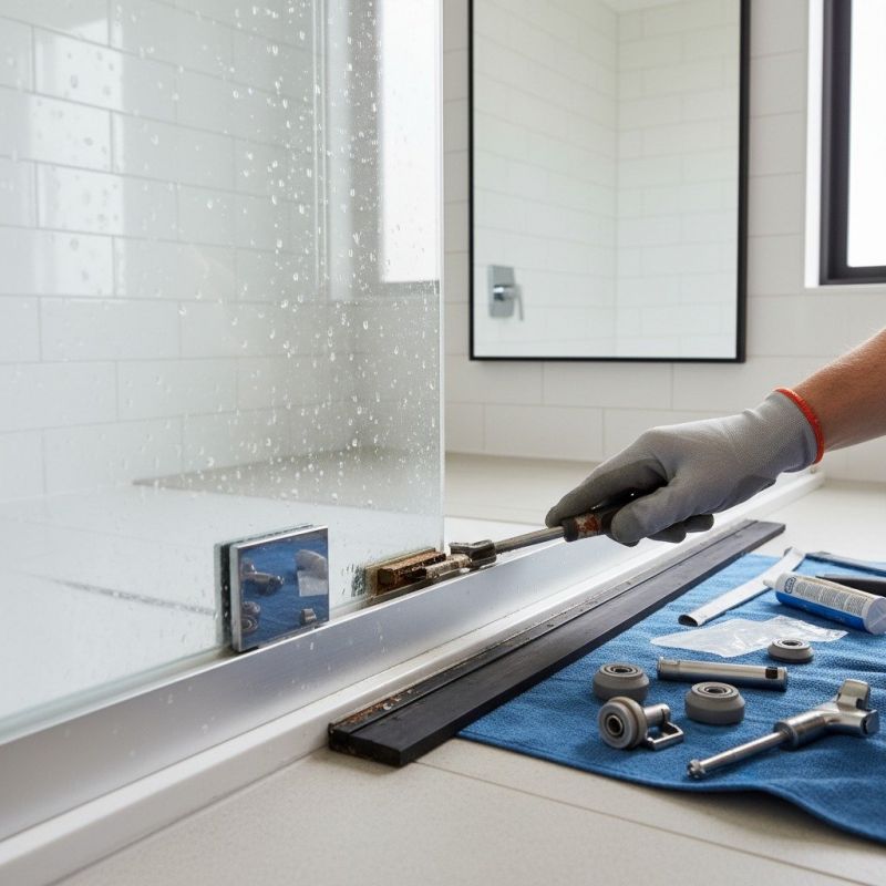 Shower Door Servicing